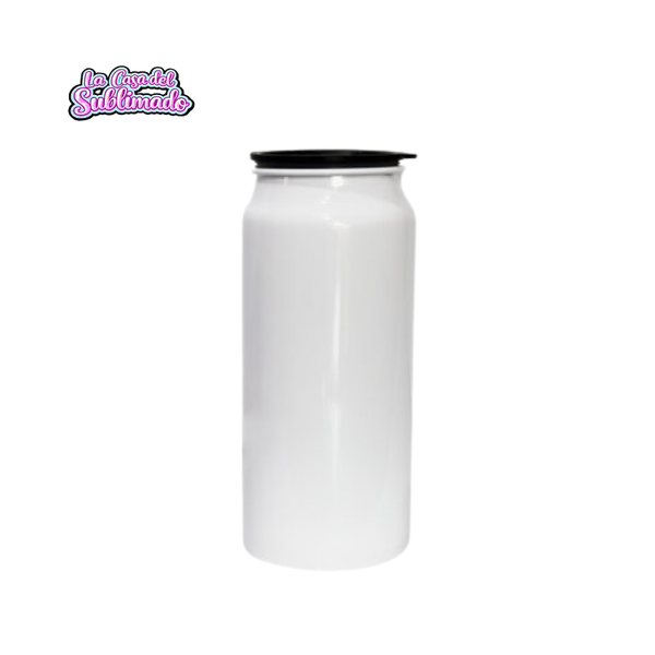 Caja con 30 Latas de Aluminio Blanca 600 ml para Sublimar