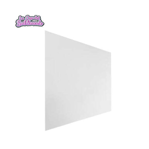 Placa de Aluminio Plata para Sublimar 40 x 60 cm